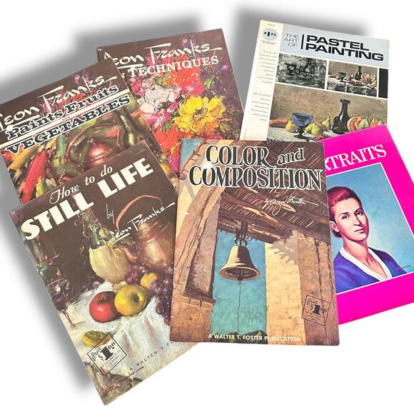 Leon Franks and Vintage 1950s Painting Instruction Magazines - Picture 1 of 13
